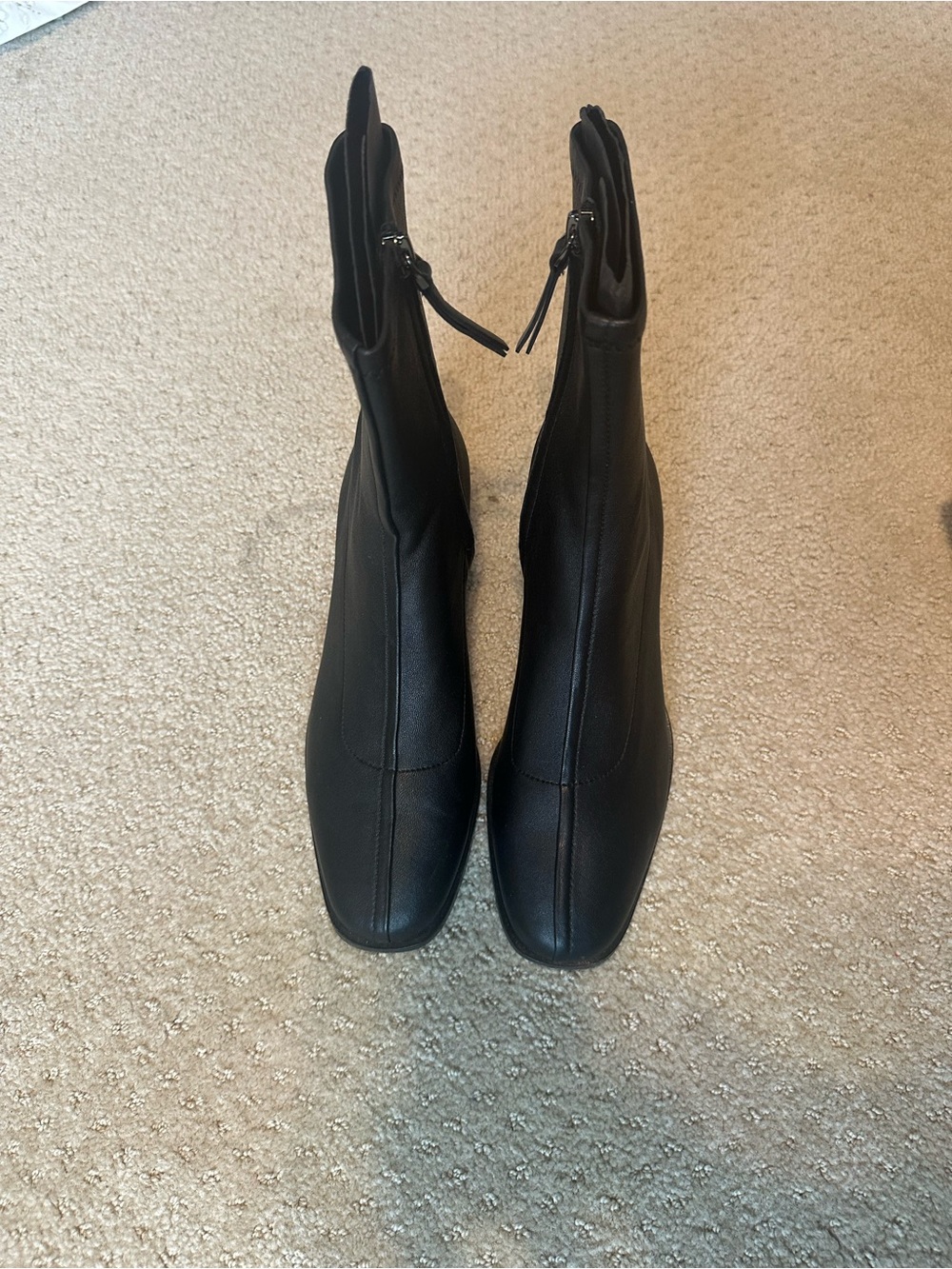Quince Black Women's Sock Boots with Side Zip